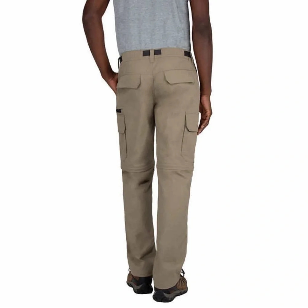BC Clothing Men's Convertible Stretch Cargo Hiking Pants Shorts Zip Pocket - Picture 2 of 16